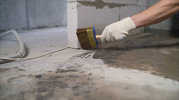 SJ Waterproofing Pros Waterproofing coverage map for Erwin, NC and surrounding area